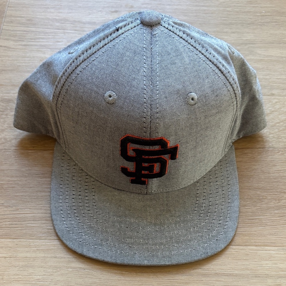SF Baseball Gay Cap with Black and Red Accents
